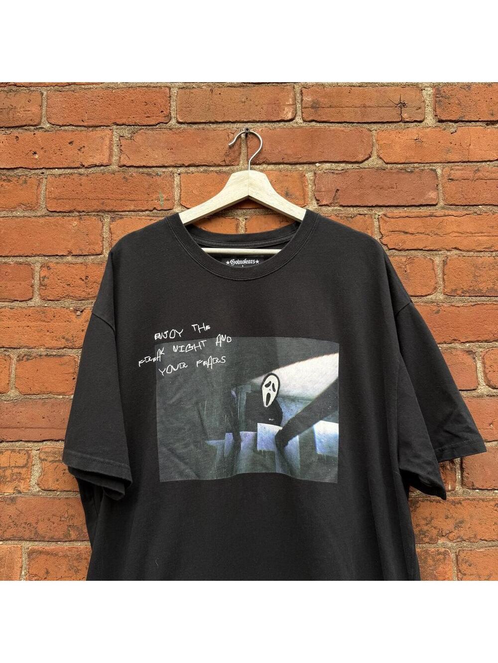 gotnofears ghost face trick or treat t shirt L/XL